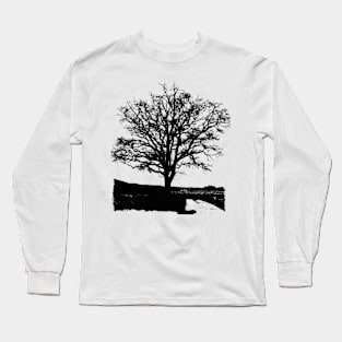 black tree Long Sleeve T-Shirt